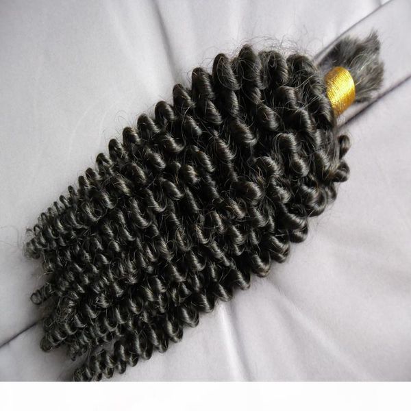 

brazilian braiding hair extensions 100g human hair for braiding bulk no attachment 1pcs loose curly no weft human hair bulk for braiding, Black
