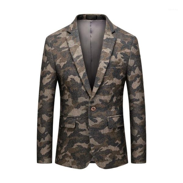 

2020 new blazer men korean slim fit camoflage blazer jacket long sleeve casual hairstylist suit jacket dress masculino1, White;black