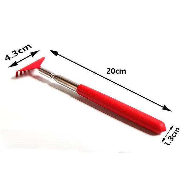 

itch aid scratch tool with soft grip stainless steel back scratcher telescopic portable adjustable size c qylafq ppshop01