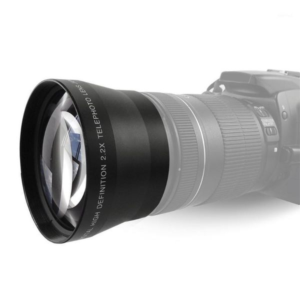 

lenses professional hd 67mm 2.2x telepo widening lens for digital slr camera teleconverter conversion mirror1