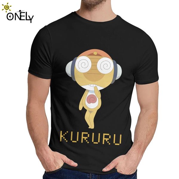 

male t-shirt sergeant major kururu reporting keroro pure graphic classic round neck vintage tee shirt sport hooded sweatshirt hoodie