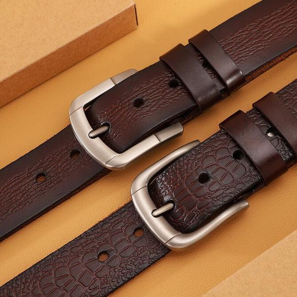 

brand belts buckle genuine leather belt with smooth metal designer men women new mens google brand free, Black;brown