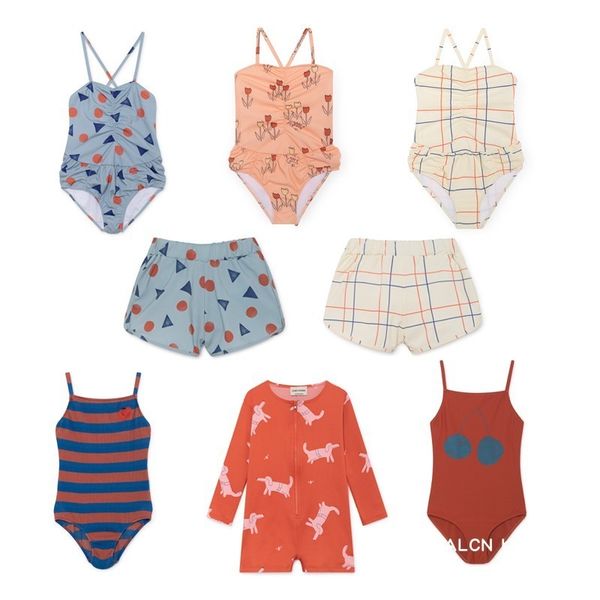 

2019 bobo swimsuit one piece swim wears baby girl clothes baby boy clothes kids shorts clothing sets bikini kids g y200704, Blue