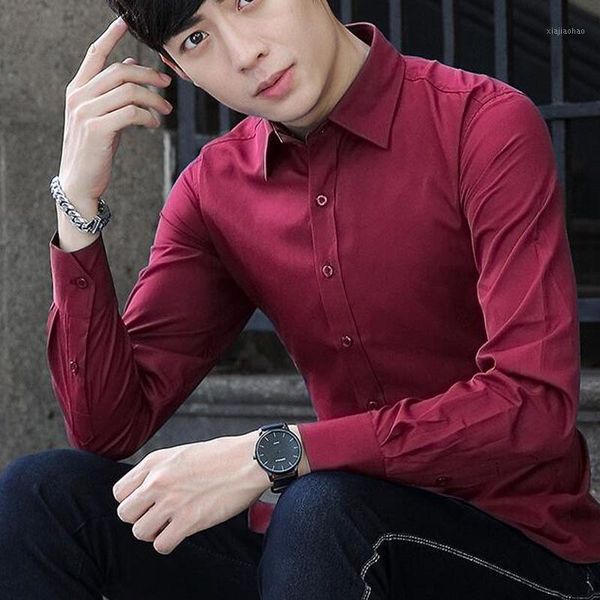 

new arrival brand men's summer business shirt long sleeves men shirt male dress shirts men's fashion casual long sleeve busine1, White;black