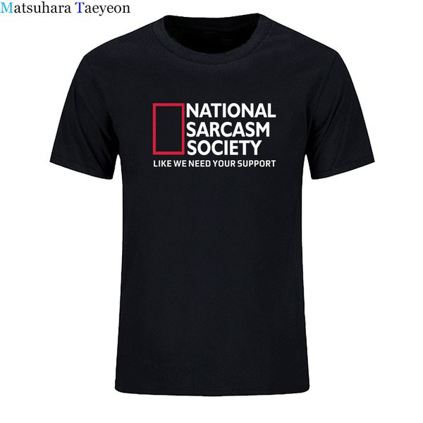 

summer funny national sarcasm society casual short sleeve man's tshirt cool sarcasm sport hooded sweatshirt hoodie men t shirt