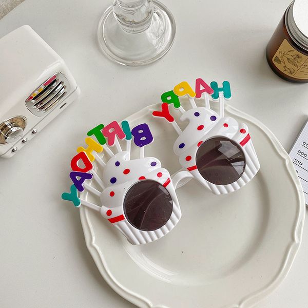 

1pcs happy p for booth props birthday kids glasses supplies party favor accessories