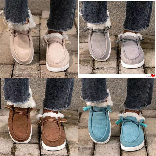 

4vaik autumn and winter newboots cotton boots women's cotton plus velvet boots warm rivet women's, Black