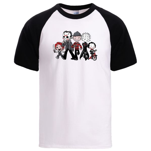 

horror movie jason clown mens summer short sleeve tshirt funny movie cartoon print male tee hooded sweatshirt hoodie men t shirt