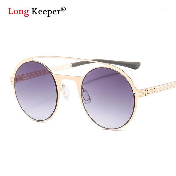 

2020 new steampunk round sunglasses men red punk goggles luxury fashion oval sun glasses for women vintage shades uv4001, White;black