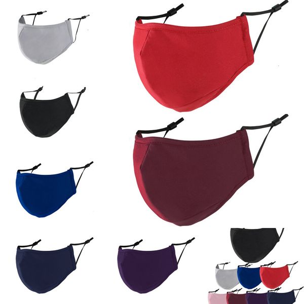 

designers 2021 fashion factory masks 3-layer face cotton breathable black gray washable mouth mask anti-haze pm2.5 pwalt