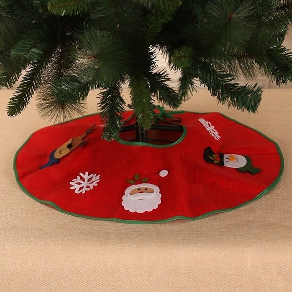 

uhwkh tree decal skirt 60cm woven nonchristmas apron santa claus decal non tree fabric christmas non-woven decoration cxsxf