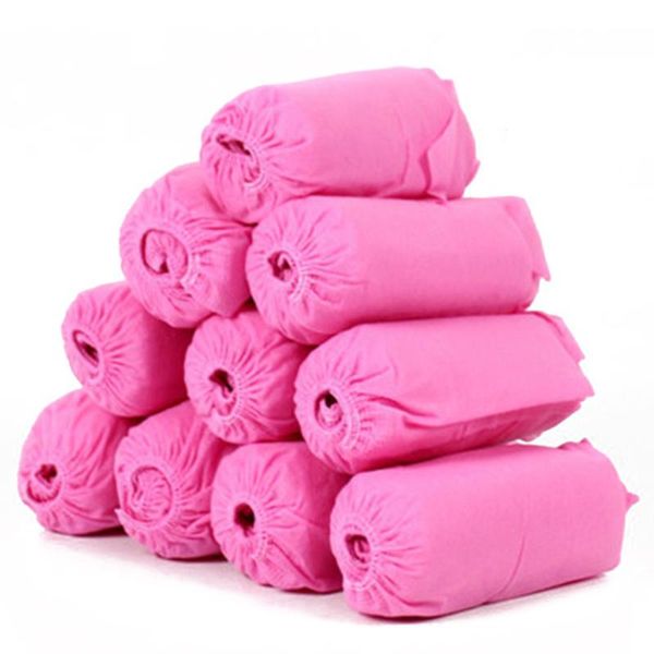 

disposable covers 100 pcs shoe elastic dust proof waterproof boots cover for rainy outdoor