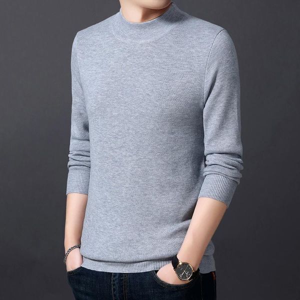 

men sweater casual male solid knit shirts slim sweater leisure 2021 brand clothing, White;black