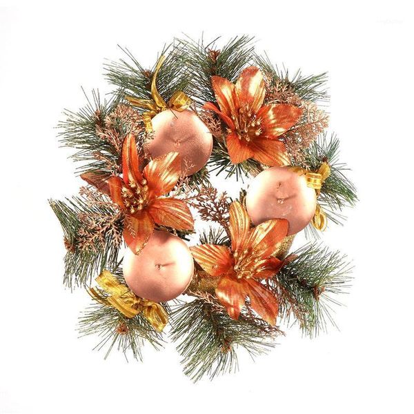 

christmas decorations candle holder wreath decoration creative for home restaurant1