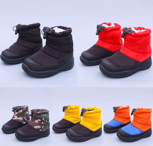 

2020 canada kids snow boots size24-35 winter boots boy girl snow winter girl bowling shoes fashion jogging toddlers sneakers martin outdoor, Black