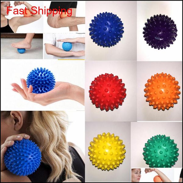 

7cm foot spiky masball cervical vertebra recovery acupoint trigger point muscle relax hand pain relief therapy hedgehog ball n1rlh xrs a5s8j