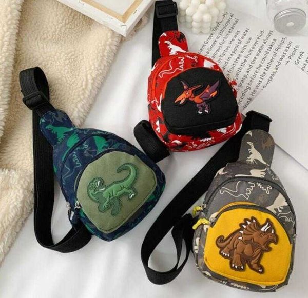 

new children handbag girls purse boy dinosaur cross-body small bag fashion children's chest wallet zero purses baby bags, Black