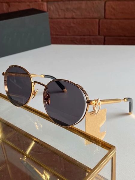 

round frame sunglasses designer men sunglasses fashion classic retro style anti-ultraviolet lens with box a11, White;black