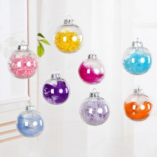 

6pcs 2020 christmas ball tree decor plastic hanging ball pendant hanging ornament for decor xmas hanging ball party supplies sqcpnu