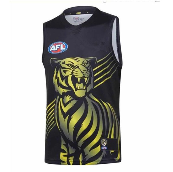 

2020 richmond tigers guernseys регби джерси размер s-3xl печати пользовательских имен и номеров высокое качество бесплатная доставка, Black;gray