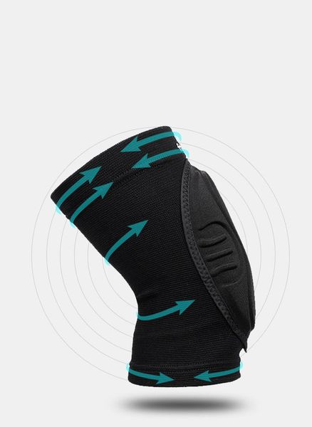 

thickened anti-collision knee pads sponge volleyball dance roller skating basketball goal keeper protective gear running 07jw186, Black;gray