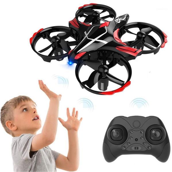 

mini rc drone infrared sensing 2.4g 4ch 3d flip quadcopter toy 6-axis usb rechargeable gesture sensing drone helicopter toys1