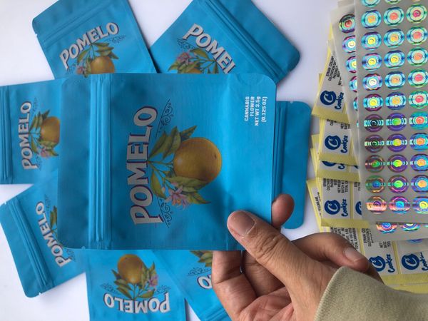 

синяя и майларовая калифорния 3.5g помело назад sf сумки стикеры упаковка сумки местного голограмму печенье edibles yxlph mx_home