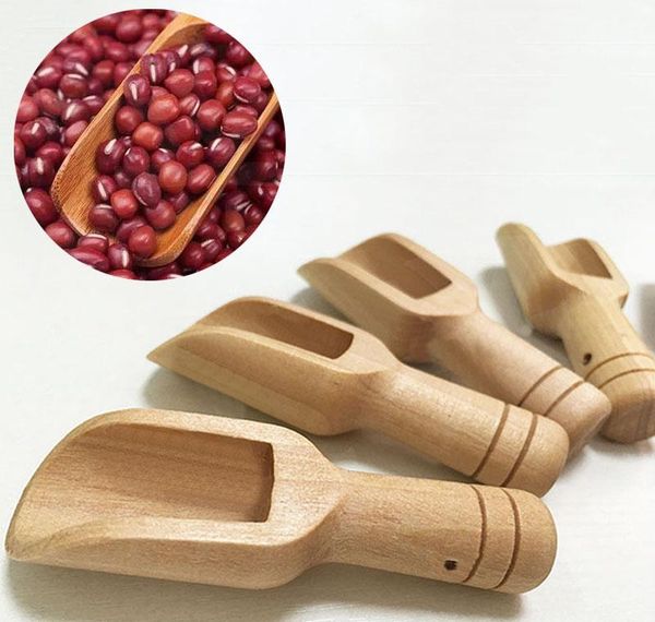 

mini деревянные совка соль соль соль соль порошок моющие порошок ложка конфеты прачечная чай кофейные ложки эко дружерные деревянные мини со