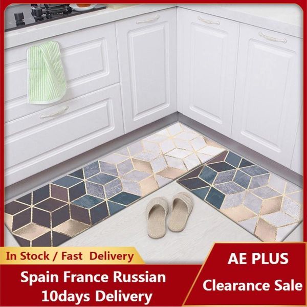 

kitchen floor mat anti-slip area rug entrance doormat water absorption carpet for bathroom living room hallway long floor mat1