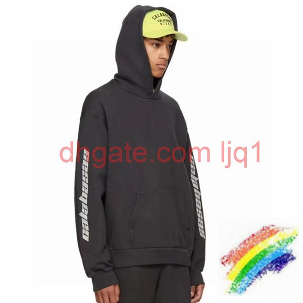 

2020fwss hoodie men women 1 pullover embroidery hooded, Black