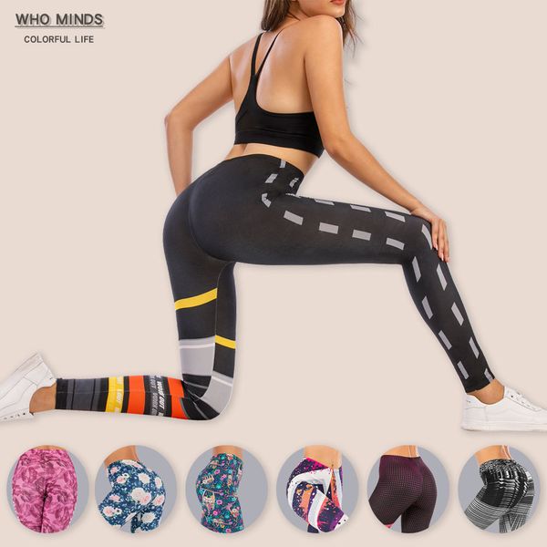 Nero sexy a vita alta Legging Anti Cellulite Elasticità Push Up Fitness Gym Leggings Pantaloni da donna Leggings impilati Slim Legins 201202