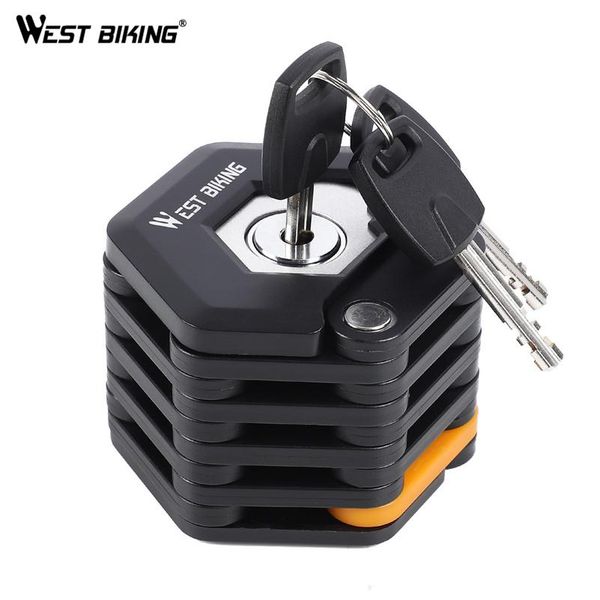 

dropship foldable bicycle lock strong security cycling lock bike accessories steel alloy mtb bike lock with 3 keys q bbyjjj