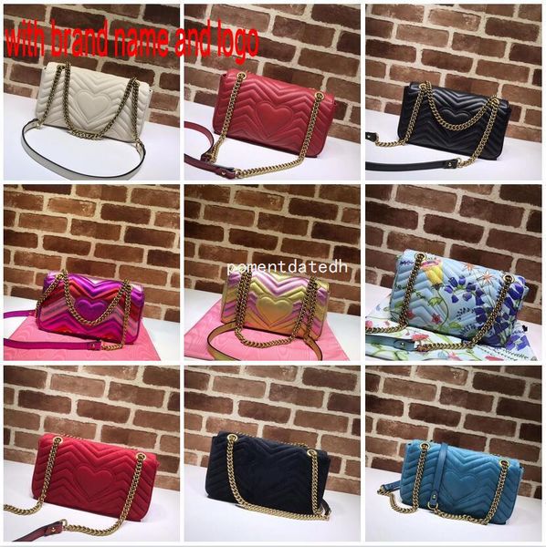 

marmont 2021 bags black designers luxurys solds womens shoulder bags love wavy chain crossbody bag plain genuine real leather qynf b4i6