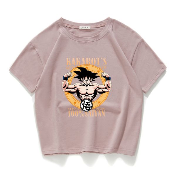 

new anime manga tshirt casual summer crop short t shirt crop female crop tshirt sport hooded sweatshirt hoodie