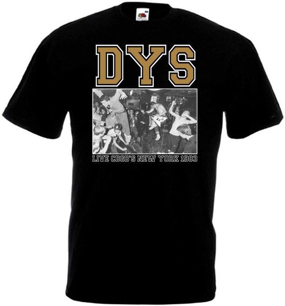 

dys live cbgb black hardcore punk grindcore all sizes 3xl short sleeves fashion hoodie designers t shirts sweatshirt