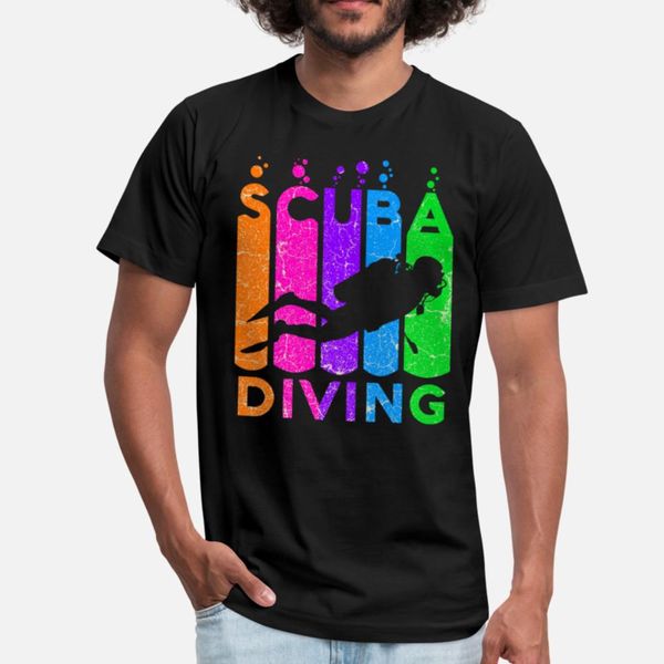 

scuba diving t shirt funky print o-neck tracksuit hoodie sweatshirt