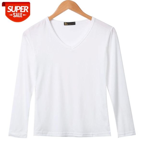 

summer casual women's vogue loose cotton long sleeve t-shirt tee tees s-xl #vy5n, White