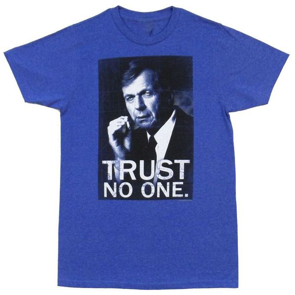 

the the smoking man trust no one licensed t shirt loose size tee tshirt sport hooded sweatshirt hoodie