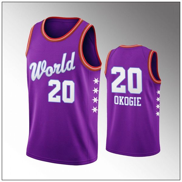

world team minnesota timberwolves men's moritz wagner 2020 rising star nba purple jersey, Black
