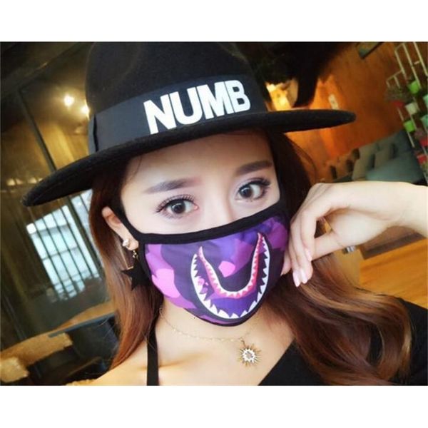 

mask breathing cosplay 100pcs camo mask black fashion mouth masks with multi colors