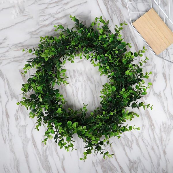 

green leaf wreath home room door hanging,wall window decoration,holiday,festival,wedding wreath home decor,wall decor.1