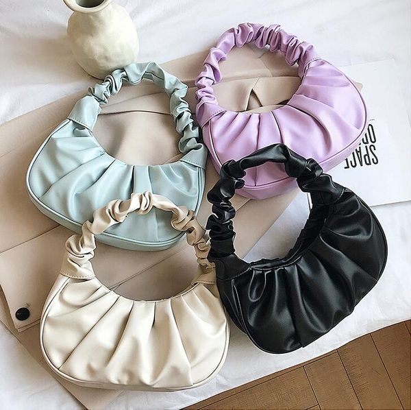 

wholesale ladies gentle fashion cloud bag versatile small handbags shoulder bag women underarm bags