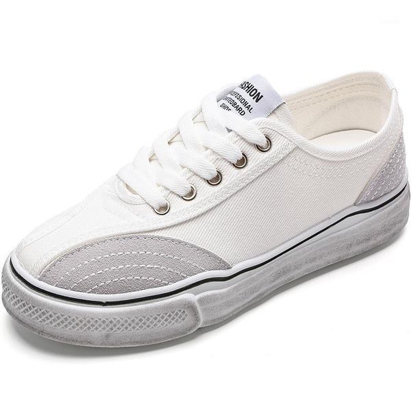 

dress shoes women's vintage canvas 2021 spring and autumn casual comfortable soft bottom white1, Black