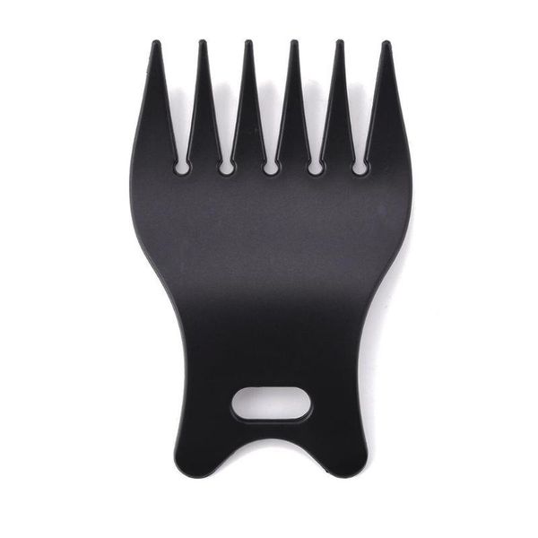 

men salon large tooth hairdressing comb professional plastic wide tooth hairdressing comb plastic wide tooth hair styling comb bbyrbt, Silver