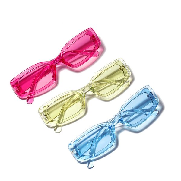 

for 2020 fashion rectangular uv400 women brand designer glasses retro eyewear black men small frame square sunglasses