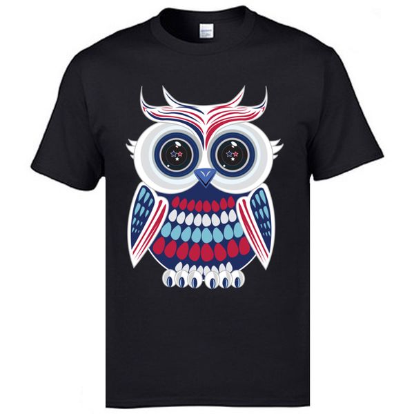 

hipster patriotic owl mens new arrival men's casual xxl big size cartoon picture custom tees hoodie designers t shirts sweatshirt