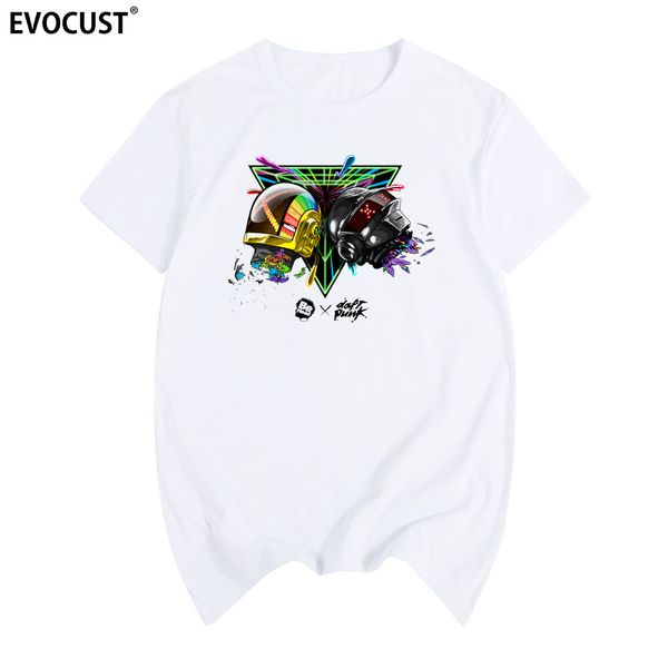 

daft punk hip hop t-shirt cotton men t shirt new women summer sport hooded sweatshirt hoodie