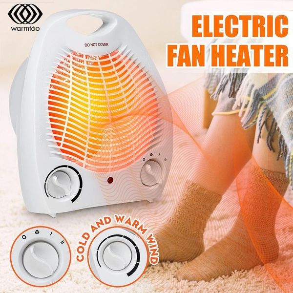 

2in1 1000/2000w electric heater cooler kitchen office deskwarm air heater fan ptc silent fast heat thermostat home appliance1