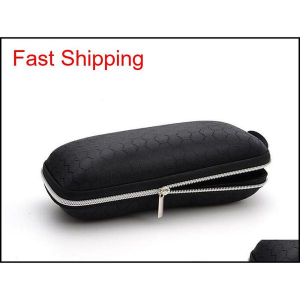 

high quailty 4 color pressure-proof sunglasses case zipper crush resistance small sunglasses protection box por qylrde nana_shop