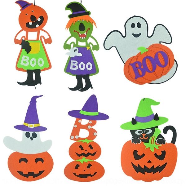 

9amyc halloween hanging pendant ornament witch skull accessory cat black pumpkin ghost ghost spider web pendant n7aec